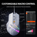 Inphic PG1 RGB Light Emitting Computer Gaming Wired Mouse, PG1
