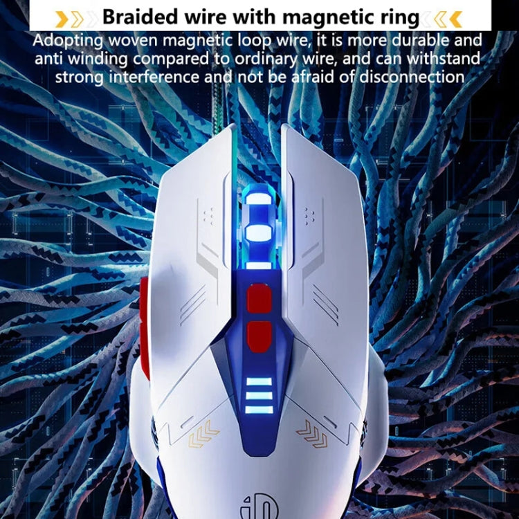 Inphic W9P Glowing Computer Gaming Wired Mouse