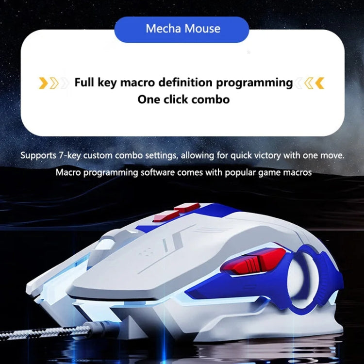 Inphic W9P Glowing Computer Gaming Wired Mouse