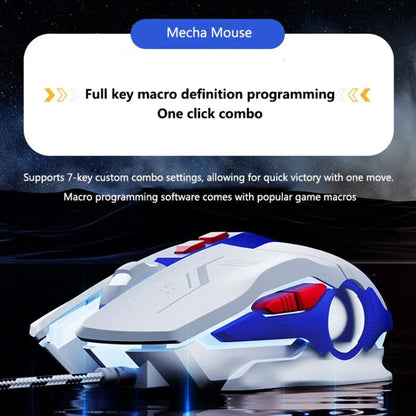 Inphic W9P Glowing Computer Gaming Wired Mouse