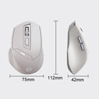 Inphic DR6 2.4G Wireless + Bluetooth 5.0/4.0 Tri-mode Charging Mute Office Gaming Computer Mouse, DR6