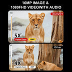 2.4-Inch Screen 5X Zoom HD 1080P Binocular Infrared Night Vision Device, D18