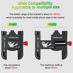 Bicycle Phone Holder Universal Aluminum Alloy Electric Bike Mount, PROMEND SJJ-297E Rearview Mirror Model, PROMEND SJJ-297B Handlebar Stand Model