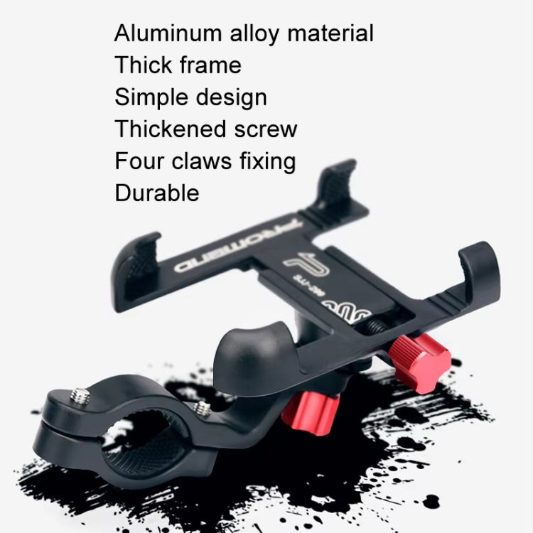 PROMEND Aluminum Alloy Cell Phone Holder Adjustable Angle Rotating Motorcycle Navigation Support, SJJ-299B Handlebar Stand Black, SJJ-299B Handlebar Stand Titanium Color, SJJ-299B Handlebar Stand Silver, SJJ-299E Rearview Mirror Black                  ...
