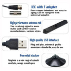 4K 1080P Indoor Digital TV Antenna For Local Channels 50 Miles Range With Amplifier Signal Booster, 50 Miles 20dBi HDTV-T2