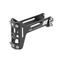 PROMEND FJJ-285 Water Bottle Cage Conversion Mount Aluminum Bicycle Cushion Dual Cup Holder Mounting Adapter, Frosted Black, Colorful