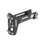 PROMEND FJJ-285 Water Bottle Cage Conversion Mount Aluminum Bicycle Cushion Dual Cup Holder Mounting Adapter, Frosted Black, Colorful