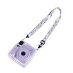 For Fujifilm instax mini SE Photo Bag Crystal Case Shoulder Strap Rope Sticker Set