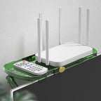 No Punching TV Set-top Box Adjustable Storage Shelf Monitor Computer Screen Holder Router Hanger