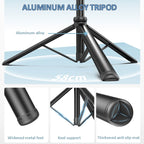 2m Metal Tripod Selfie Stick With 4 Expansion Interfaces & D07 Fill Light for Phone Camera, With D07 Fill Light