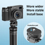 2m Metal Tripod Selfie Stick With 4 Expansion Interfaces & D07 Fill Light for Phone Camera, With D07 Fill Light