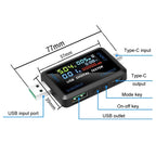 6527-Q Multifunctional Digital Voltage And Current Meter Portable Capacity Tester, 6527-Q