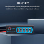 Lead- Acid Lithium Battery Universal LED Voltage And Electricity Display Board, Universal LED