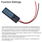 Lead- Acid Lithium Battery Universal LED Voltage And Electricity Display Board, Universal LED