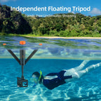 TELESIN 61cm Underwater Buoyancy Bar Retractable Selfie Stick Tripod For GoPro Insta360 DJI OSMO Action Camera, S1-TSS-02