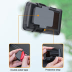 Automotive Removable ETC Slide Bracket Car Anti-Drop Holder, Black, Transparent