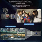 HD Car Recorder, Dual Recording Front 1080+Internal 1080, J02