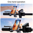 YYS-615 Motorcycle Bicycle Semi-Wrapped Riding Navigation Cell Phone Holder
