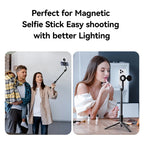 TELESIN Magnetic Selfie Light Rechargeable Foldable Fill Light For Mobile Phone, P5-BGD-01