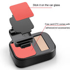 Car Removable Cardless ETC Slide Bracket Automotive Anti-Drop Holder