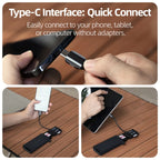 TELESIN  USB-C / Type-C 2-in-1 SD / TF Card Reader Storage Box for Smartphones PC Camera, TELESIN