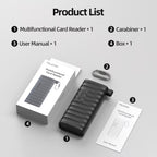 TELESIN  USB-C / Type-C 2-in-1 SD / TF Card Reader Storage Box for Smartphones PC Camera, TELESIN