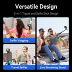 TELESIN Mini Selfie Stick Quick Release Tripod 15-40cm for DJI, Insta360, GoPro and Other Action Cameras, S1-MNP-02