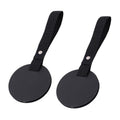 2pcs Concealed Car Seatback Leather Storage Hooks