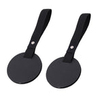 2pcs Concealed Car Seatback Leather Storage Hooks