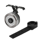 Round Bicycle Intelligent Induction Brake Taillight Night Riding Warning Light, Cushion Model, Seat Post Model, Dual Bracket Model
