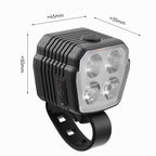 Bicycle Night Riding High Brightness Headlight Flashlight, Headlight, Horn Light