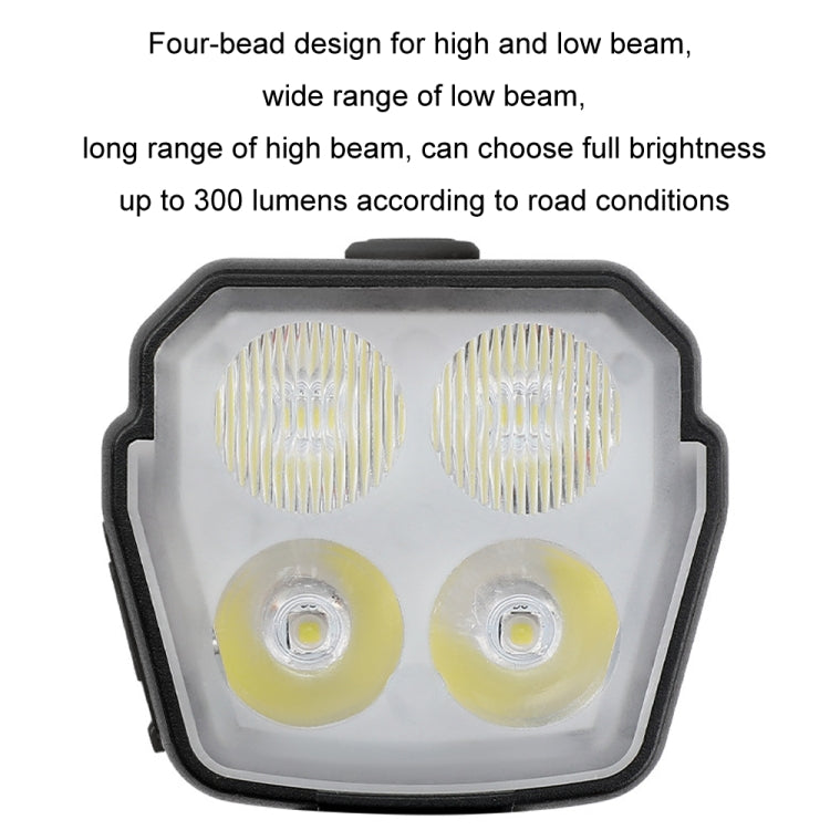 Bicycle Night Riding High Brightness Headlight Flashlight, Headlight, Horn Light