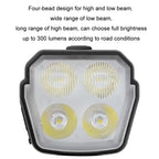 Bicycle Night Riding High Brightness Headlight Flashlight, Headlight, Horn Light