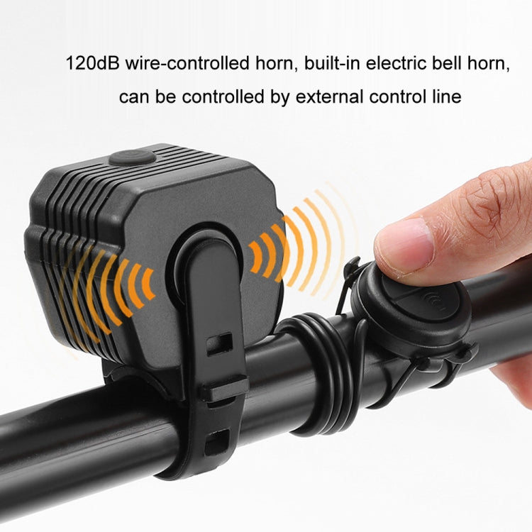 Bicycle Night Riding High Brightness Headlight Flashlight, Headlight, Horn Light
