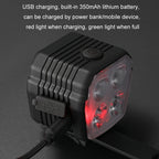 Bicycle Night Riding High Brightness Headlight Flashlight, Headlight, Horn Light