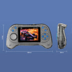 Q8 Handheld Game Console 3.0 Inch Screen Support TV Connection Built In 800 Games, Singles Transparent Gray, Singles Transparent Blue, Singles Transparent Purple, Doubles Transparent Gray, Doubles Transparent Blue, Doubles Transparent Purple