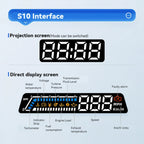 Head-up Display OBD Multi-function Vehicle Instrument Oil Temperature Gearbox Monitoring Screen