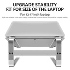 Desktop Aluminum Alloy Heightened Heat Dissipation Laptops Stand, for 13-17 inch