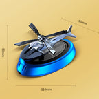 Car-Mounted Solar Rotating Airplane Aromatherapy Ornaments