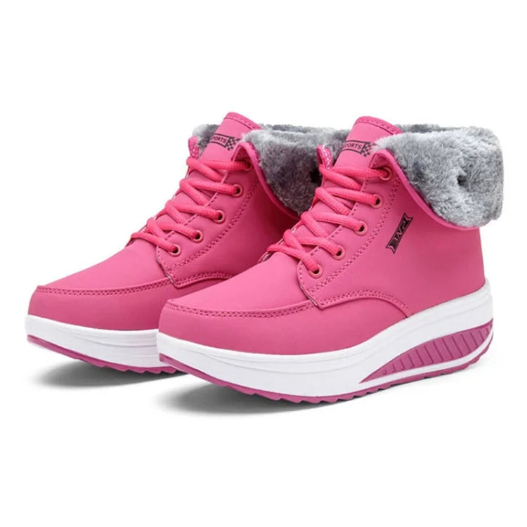 Autumn Winter Warm Ankle Boots Women Plush Cotton Shoes Shake Sneakers, 35, 36, 37, 38, 39, 40