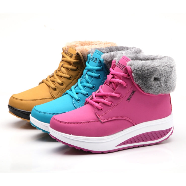 Autumn Winter Warm Ankle Boots Women Plush Cotton Shoes Shake Sneakers, 35, 36, 37, 38, 39, 40