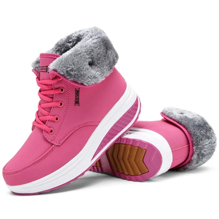 Autumn Winter Warm Ankle Boots Women Plush Cotton Shoes Shake Sneakers, 35, 36, 37, 38, 39, 40