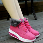 Autumn Winter Warm Ankle Boots Women Plush Cotton Shoes Shake Sneakers, 35, 36, 37, 38, 39, 40
