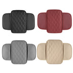 Car Armrest Box Leather Storage Heightening Pad