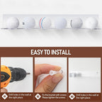 Acrylic Golf Ball Table Tennis Wall Display Rack, 132-1, 132-2