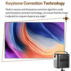 TOUMEI S8 1080P/4K DLP Android 11.OS Wifi 3D Wireless Projector, US Plug, UK Plug, EU Plug