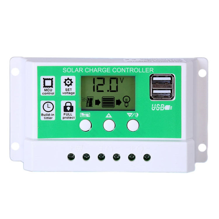 12V PWM Solar Cell Panel Charger Controller Lithium-ion Lead-acid Battery Solar Controller, 10A, 20A, 30A, 40A, 50A, 60A, 100A