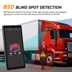 10.36 inch Wired HD 1 Drag 1 Blind Zone Monitor Universal AHD Reversing Kit, Right, Left
