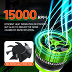 Pair 100W LED Double Copper Tube Aluminum Alloy Waterproof Car Headlight, 9005, 9006, 9012, H1, H4, H7, H11