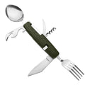 6-Opening Multifunctional Outdoor Camping Detachable Folding Tableware